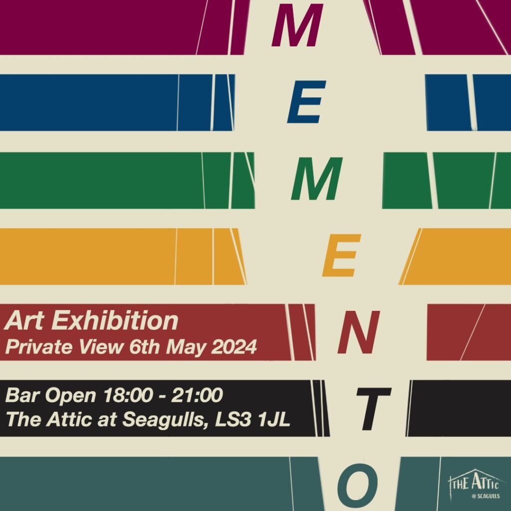 Poster for Memento exhibition